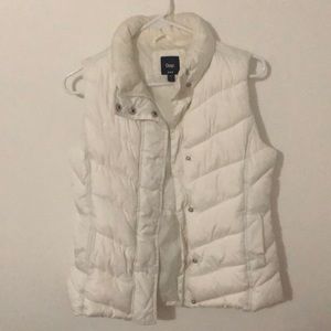 White Puffer Vest